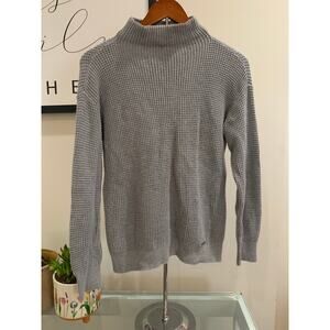 Cozy and Classic Grey Michael Kors waffle sweater-Medium